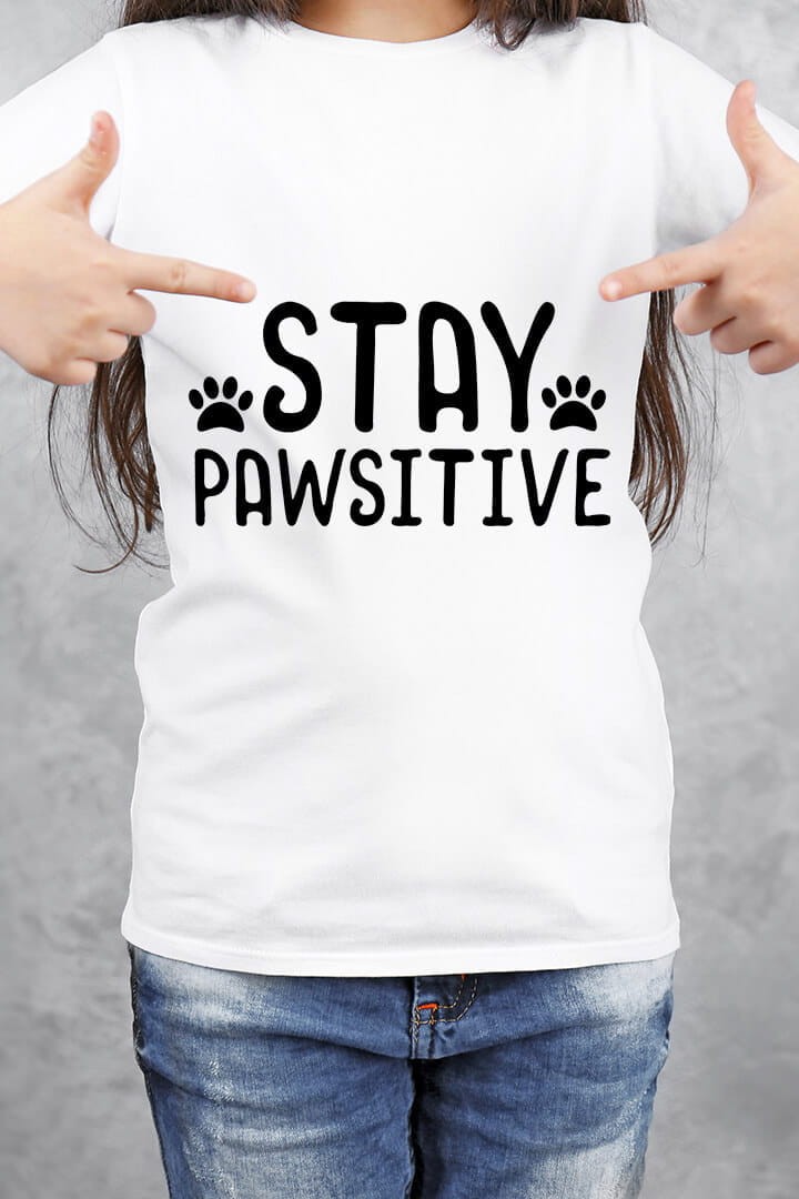 Dětské tričko Stay Pawsitive