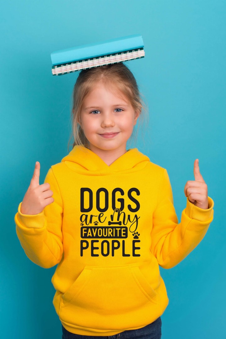 Dětská mikina s kapucí Dogs are My Favourite