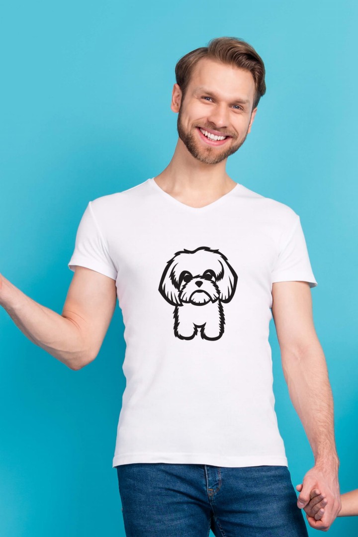 Tričko s motivem plemene Shih Tzu