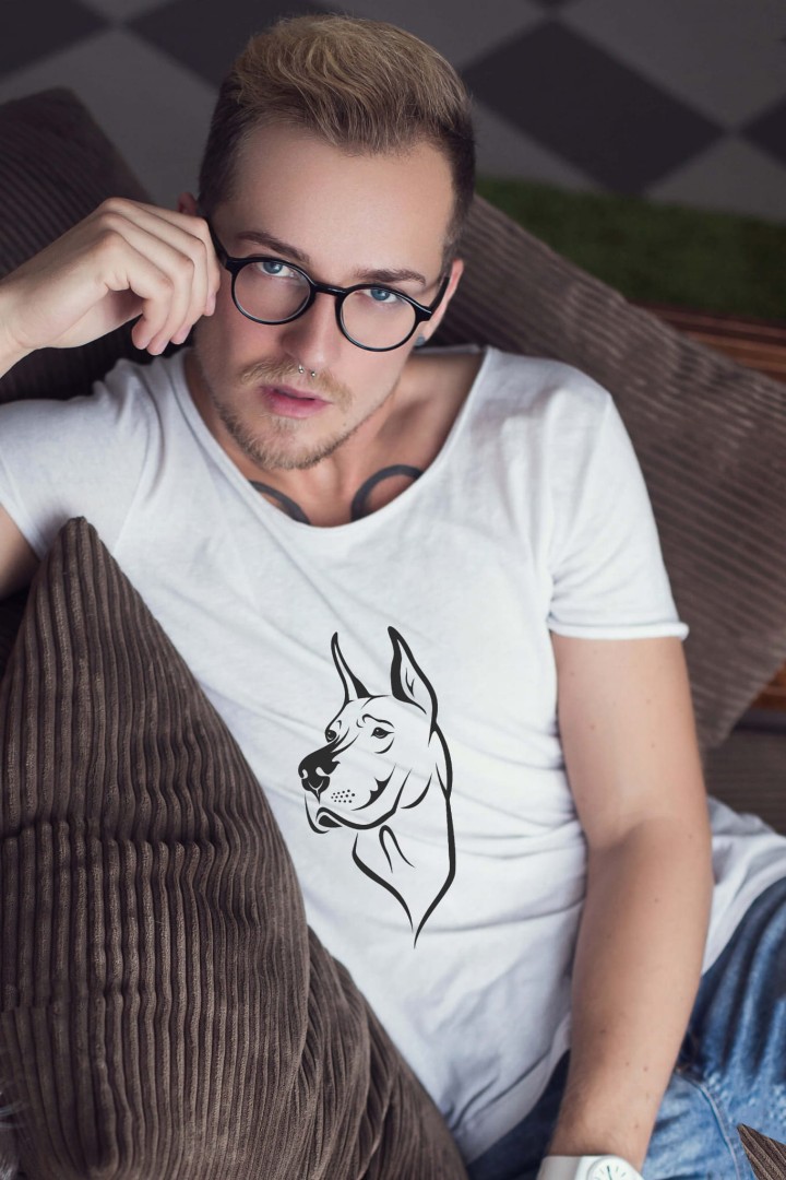 Tričko s německým psem